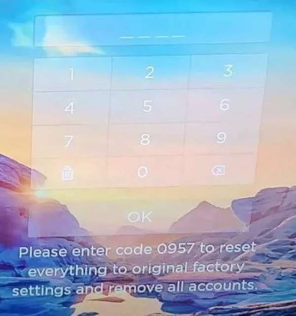 4-digit-code-to-hard-reset-the-ONN-Roku-TV-screen