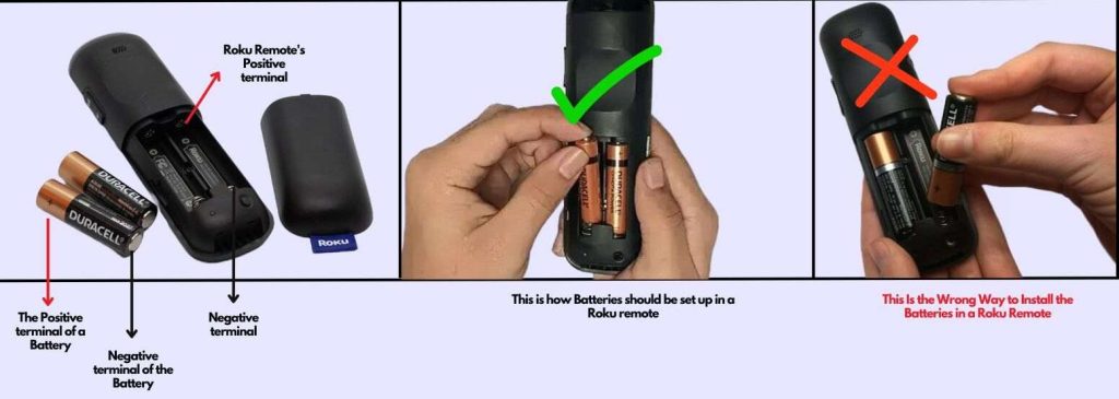 The Right Way to Install the Batteries in a Roku Remote