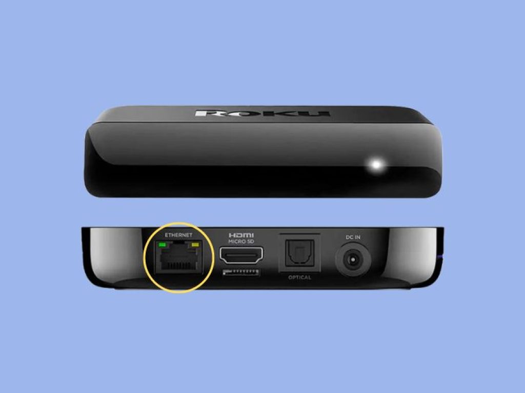 Showing-Ethernet-port-in-Roku-Express