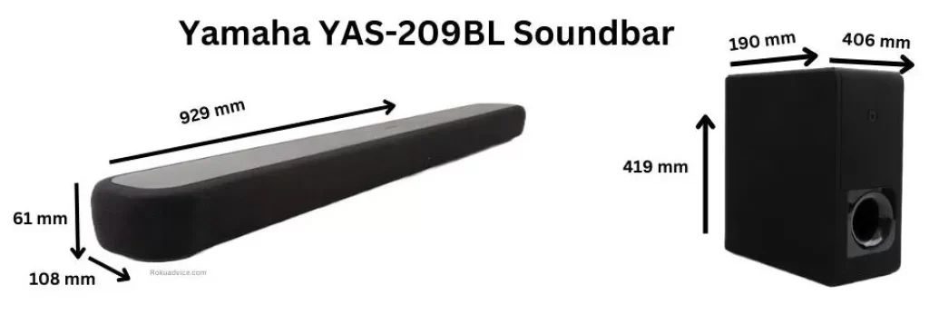 Yamaha YAS-209BL Soundbar