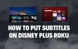 How to put subtitles on Disney plus Roku